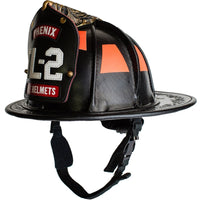 Phenix TL-2 Traditional Leather Helmet NFPA with Flipdowns