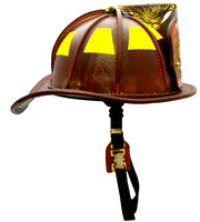 Phenix TL-2 Traditional Leather Helmet NFPA with Flipdowns